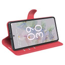 Google Pixel 6A      Pu Wallet Case    [Red]