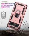 Google Pixel 7 Pro      Military Armour Ring Case    RoseGold