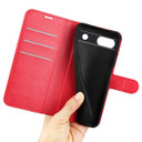 Google Pixel 7A      Pu Wallet Case    [Red]
