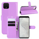 Google Pixel 4      Pu Wallet Case    [Purple]