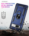 Google Pixel 7a      Military Armour Ring Case    Navy