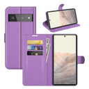 Google Pixel 6 Pro      Pu Wallet Case    [Purple]