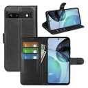Google Pixel 7A      Pu Wallet Case    [Black]