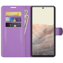 Google Pixel 6      Pu Wallet Case    [Purple]