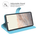 Google Pixel 6 Pro      Pu Wallet Case    [Lightblue]