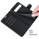Google Pixel 6 Pro      Pu Wallet Case    [Black]