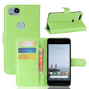 Google Pixel 2      Pu Wallet Case    [Green]