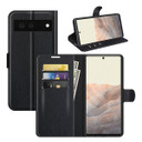 Google Pixel 6      Pu Wallet Case    [Black]