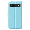 Google Pixel 7A      Pu Wallet Case    [Lightblue]