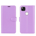 Google Pixel 4A 4G      Pu Wallet Case    [Purple]