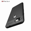 Google Pixel 3a XL      Leather Texture Case    Black