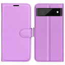 Google Pixel 6A      Pu Wallet Case    [Purple]