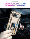Google Pixel 8a      Military Armour Ring Case    Gold