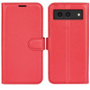 Google Pixel 8A      Pu Wallet Case    [Red]