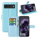 Google Pixel 8A      Pu Wallet Case    [Lightblue]