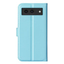 Google Pixel 8A      Pu Wallet Case    [Lightblue]