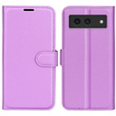 Google Pixel 8A      Pu Wallet Case    [Purple]