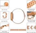 Fitbit Versa 4      Stainless Steel Strap   RoseGold