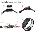 Fitbit Charge 3      Silicone Strap   Black/Blue