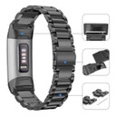 Fitbit Charge 3      Stainless Steel Strap   Black