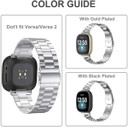 Fitbit Versa 3      Stainless Steel Strap   Silver