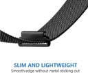 Fitbit Versa 4      Milanese Loop Strap   Black