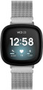 Fitbit Versa 4      Milanese Loop Strap   Silver
