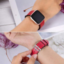Fitbit Versa      PU Leather Strap   Red