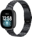 Fitbit Versa 3      Stainless Steel Strap   Black