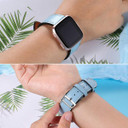 Fitbit Versa      PU Leather Strap   Blue