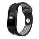 Fitbit Charge 3      Silicone Strap   Black/Grey