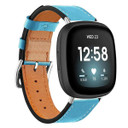 Fitbit Versa 3      PU Leather Strap   Blue