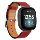 Fitbit Versa 3      PU Leather Strap   Red