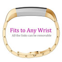 Fitbit Alta HR      Stainless Steel Strap   Gold