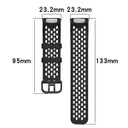 Fitbit Charge 6      Silicone Strap   Grey