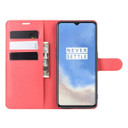 Oneplus 7T      Pu Wallet Case    [Red]