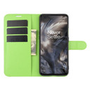 Oneplus Nord      Pu Wallet Case    [Green]