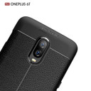 Oneplus 6T      Leather Texture Case    Grey