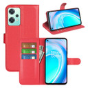 Oneplus Nord Ce 2 Lite      Pu Wallet Case    [Red]