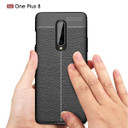 OnePlus 8      Leather Texture Case    Black