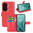 Oneplus Nord 3      Pu Wallet Case    [Red]