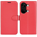 Oneplus Nord 3      Pu Wallet Case    [Red]