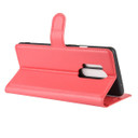 Oneplus 8 Pro      Pu Wallet Case    [Red]