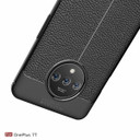 OnePlus 7T      Leather Texture Case    Navy