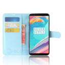Oneplus 5T      Pu Wallet Case    [Lightblue]