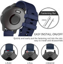 Garmin Venu SQ 2      Silicone Strap   Navy