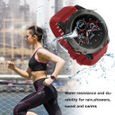 Garmin Fenix 7X Pro      Silicone Strap   Red