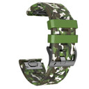 Garmin fenix 6X      Silicone Strap   Camouflage_Green