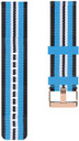 Garmin Venu 2 Plus      Nylon Strap   Black/LightBlue