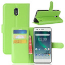 Nokia 2      Pu Wallet Case    [Green]